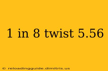 1 in 8 twist 5.56