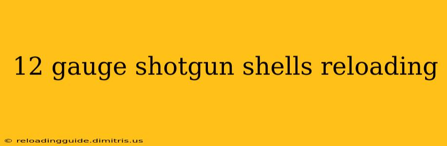 12 gauge shotgun shells reloading