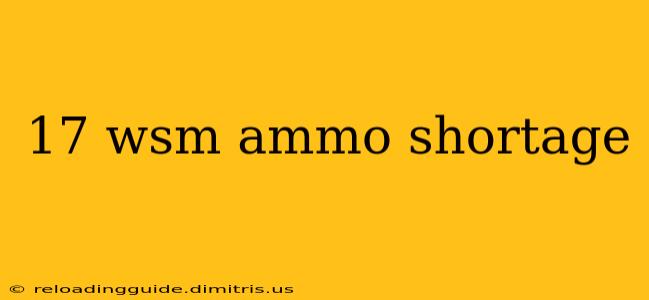 17 wsm ammo shortage