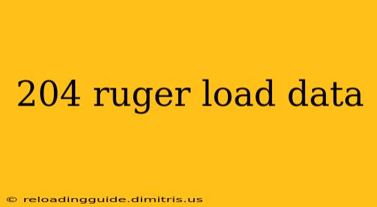 204 ruger load data