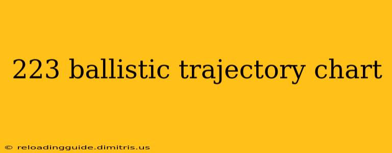 223 ballistic trajectory chart