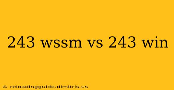 243 wssm vs 243 win