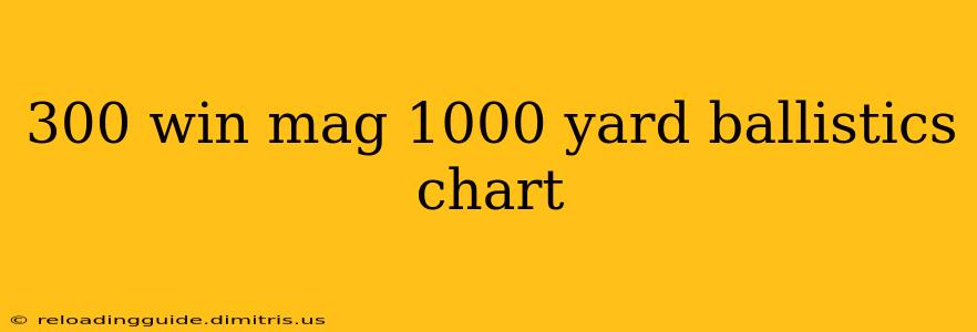 300 win mag 1000 yard ballistics chart