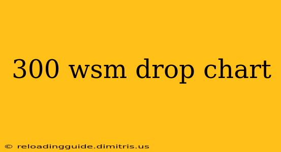 300 wsm drop chart