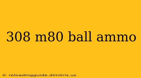 308 m80 ball ammo