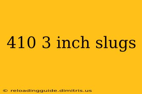 410 3 inch slugs