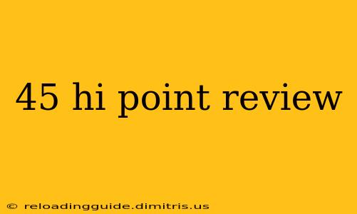 45 hi point review