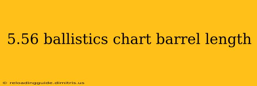 5.56 ballistics chart barrel length