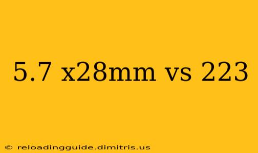 5.7 x28mm vs 223