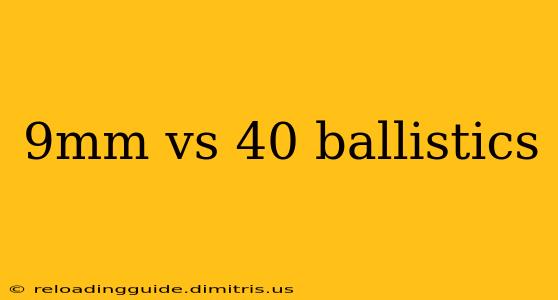 9mm vs 40 ballistics