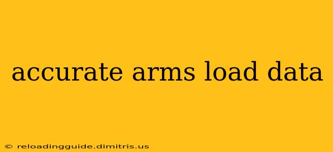 accurate arms load data