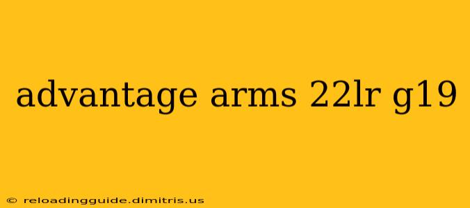 advantage arms 22lr g19