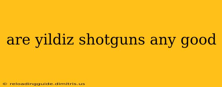 are yildiz shotguns any good