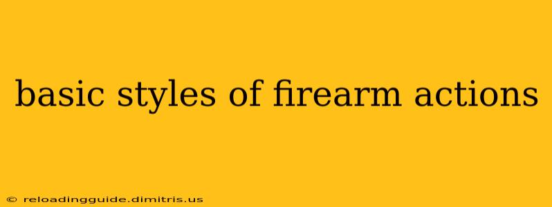 basic styles of firearm actions