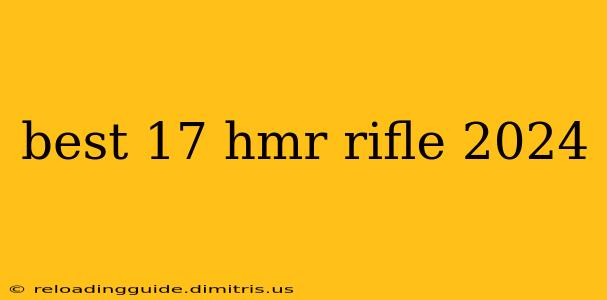 best 17 hmr rifle 2024