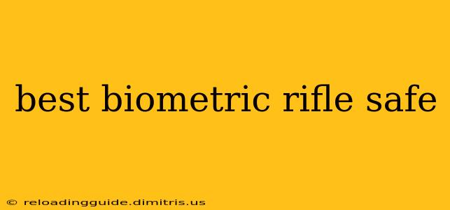 best biometric rifle safe