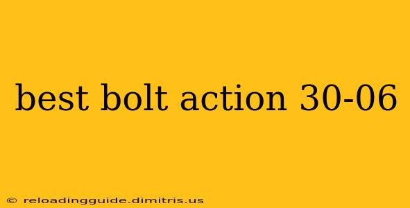 best bolt action 30-06