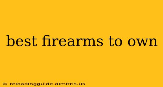 best firearms to own