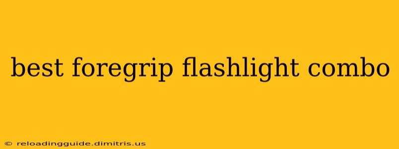 best foregrip flashlight combo