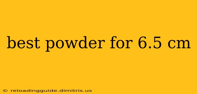 best powder for 6.5 cm