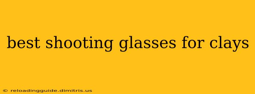 best shooting glasses for clays