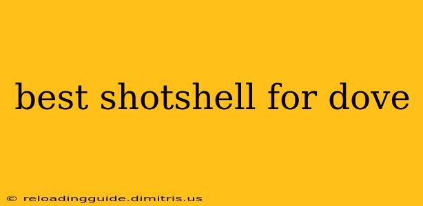 best shotshell for dove