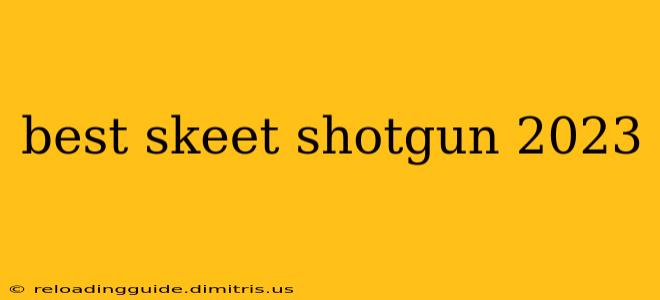 best skeet shotgun 2023