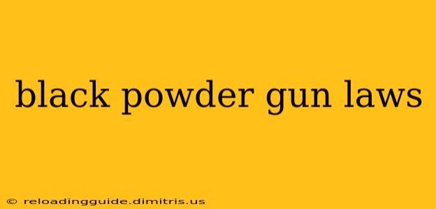 black powder gun laws