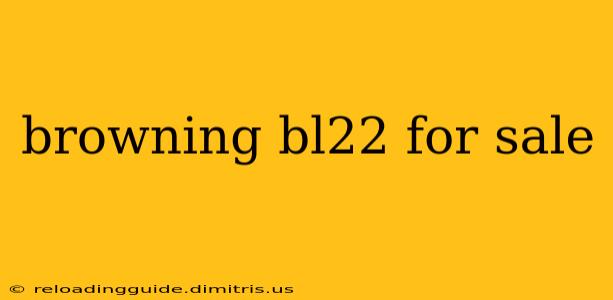 browning bl22 for sale