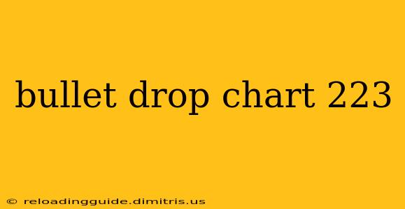 bullet drop chart 223