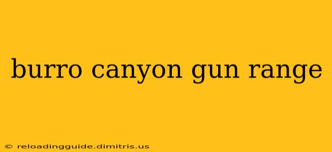 burro canyon gun range