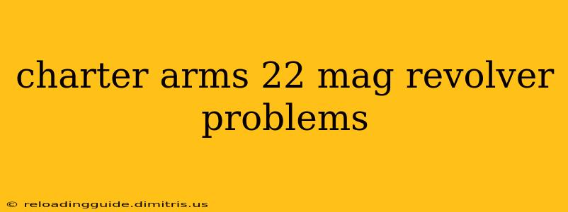 charter arms 22 mag revolver problems