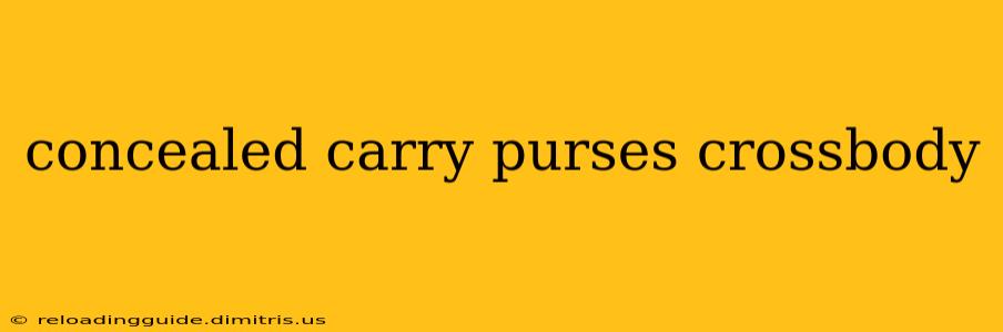 concealed carry purses crossbody