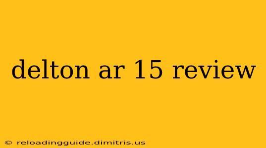 delton ar 15 review