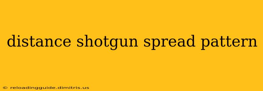 distance shotgun spread pattern