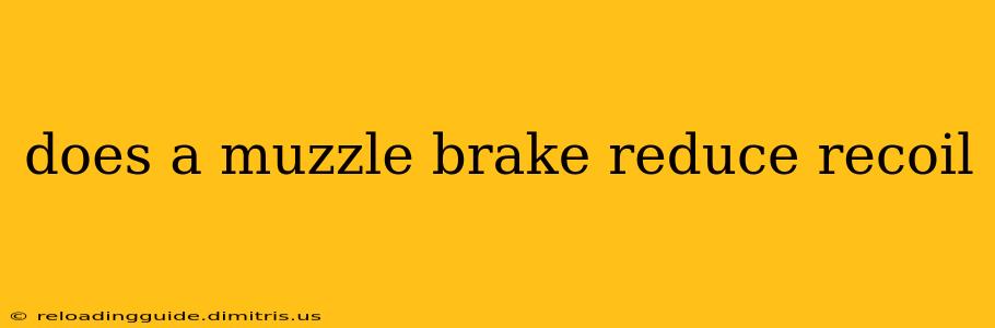 does a muzzle brake reduce recoil