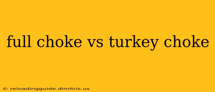 full choke vs turkey choke