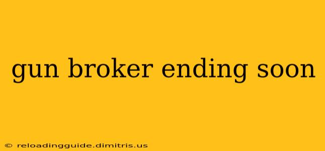 gun broker ending soon