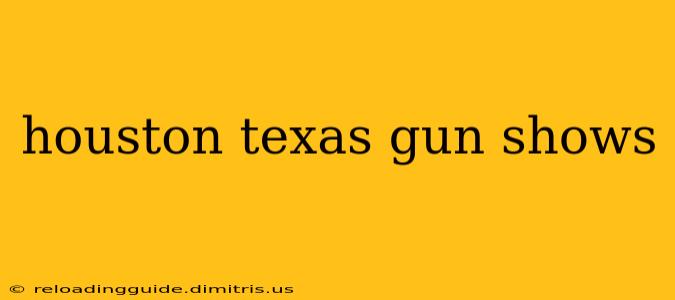 houston texas gun shows