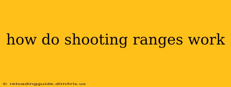 how do shooting ranges work