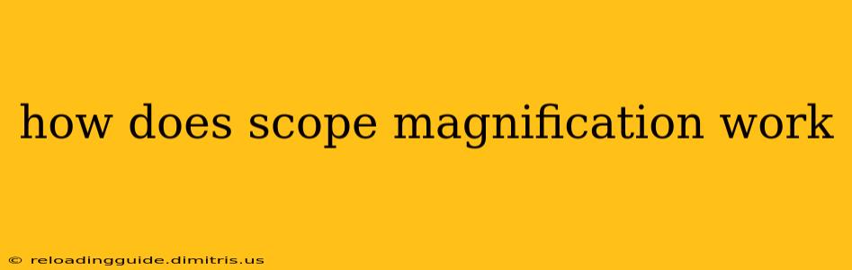 how does scope magnification work