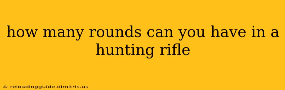 how many rounds can you have in a hunting rifle