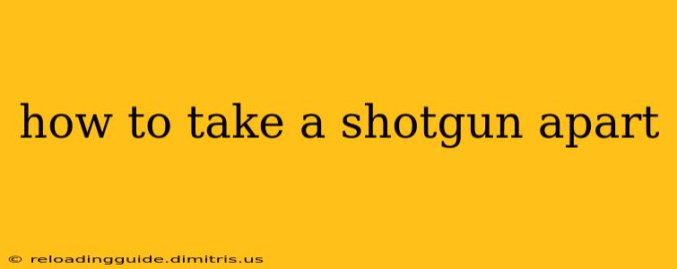 how to take a shotgun apart