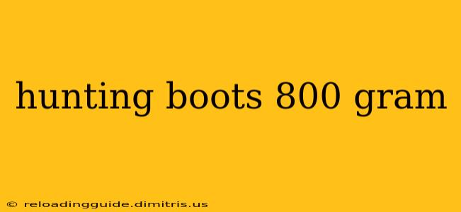 hunting boots 800 gram