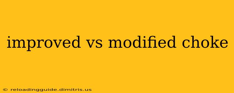 improved vs modified choke