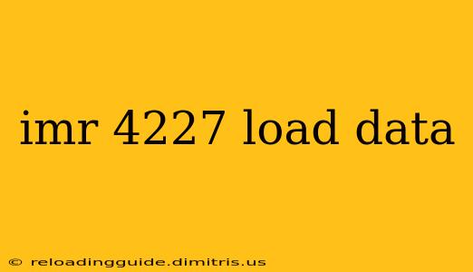 imr 4227 load data