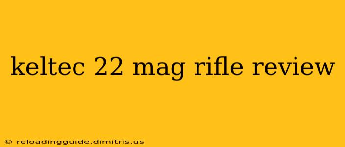 keltec 22 mag rifle review