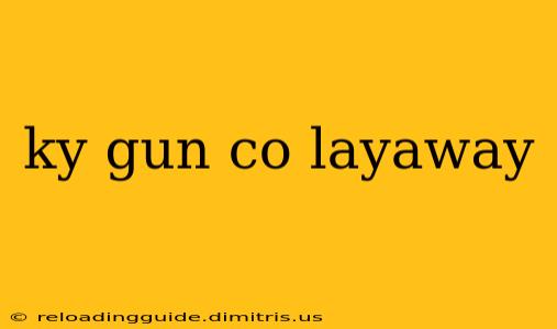 ky gun co layaway