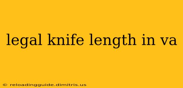 legal knife length in va