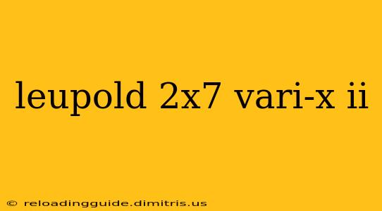 leupold 2x7 vari-x ii